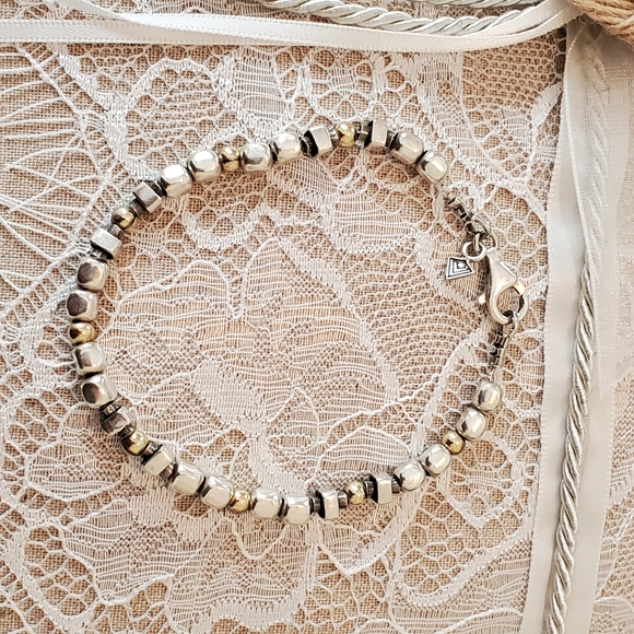 Silpada Sterling Silver & Gold Filled Bracelet - Picture 13 of 16